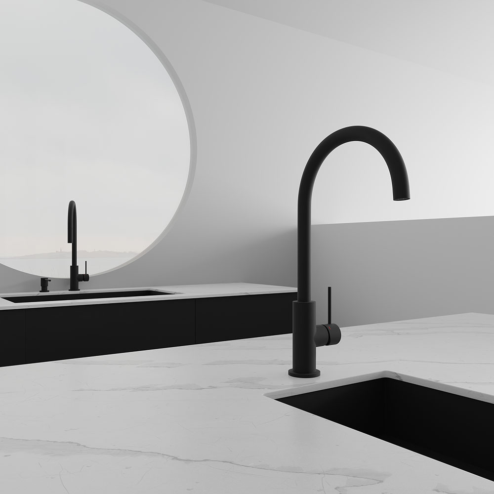 Kjøkkenbatteri Scandtap Steel Equip Rustfritt stål