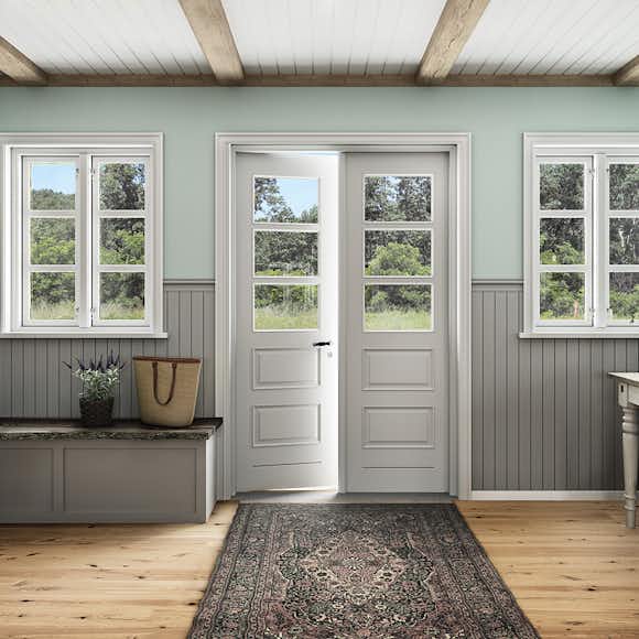 Trägolv Boen Ek Espressivo 1-Stav Vit