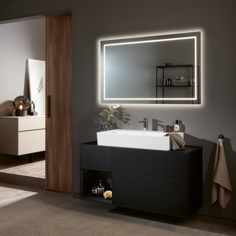 Badrumsspegel Villeroy & Boch Finion med Belysning