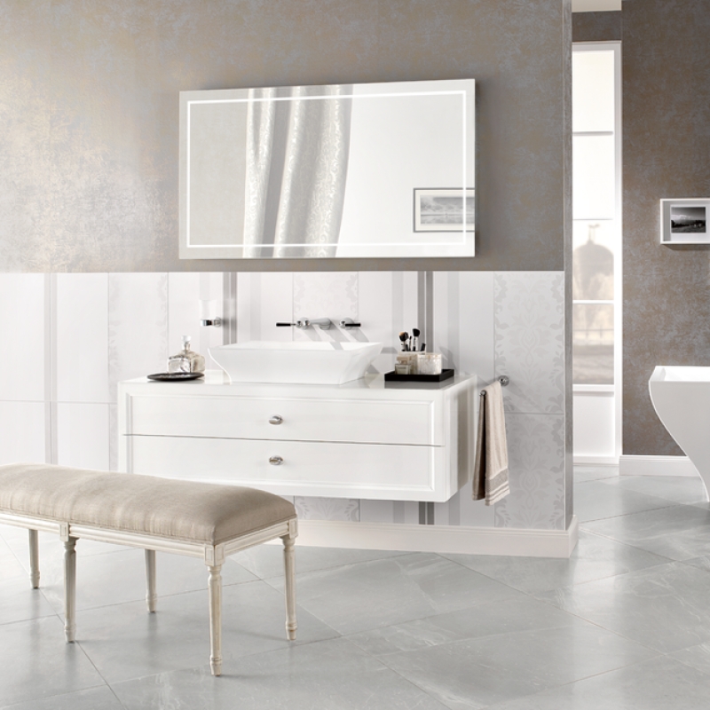 Badrumsspegel Villeroy & Boch Finion med Belysning