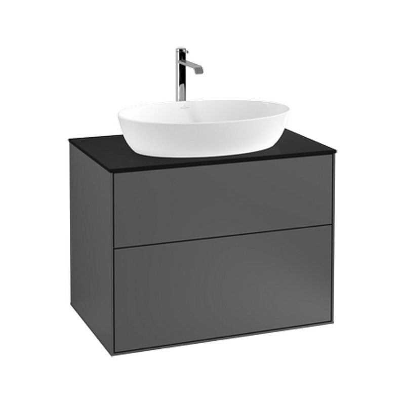 Tvättställsskåp Villeroy & Boch Finion med 2 Lådor och Bänkskiva för Fristående Tvättställ från Artis & Collaro | badrum - badrumsmobler - tvattstallsskap-och-kommod | KakelKungen