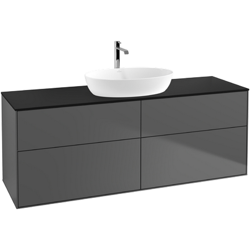 Tvättställsskåp Villeroy & Boch Finion med 4 Lådor och Bänkskiva för Fristående Tvättställ från Artis & Collaro | badrum - badrumsmobler - tvattstallsskap-och-kommod | KakelKungen