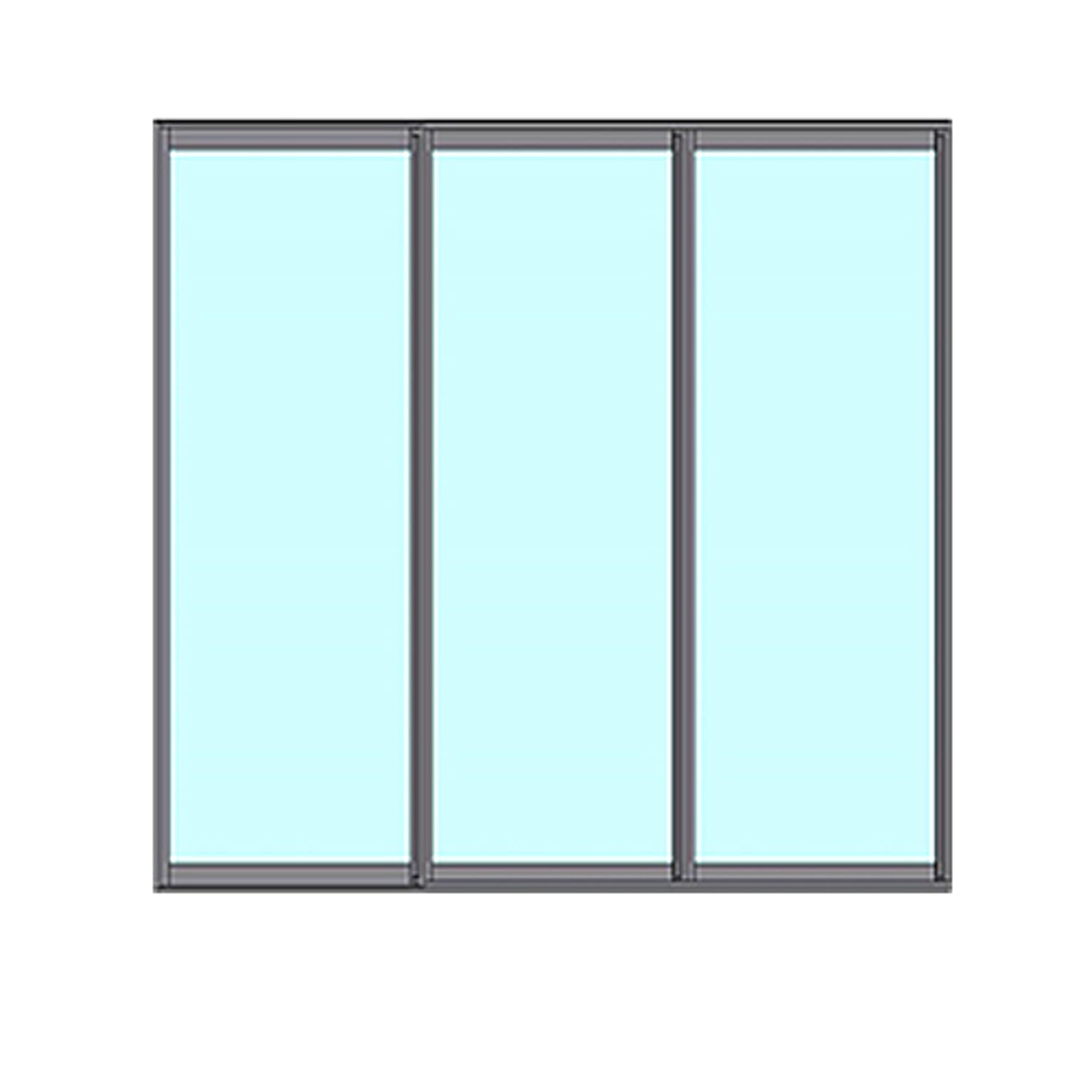 Fast Väggparti Novoroom Ultra 3-Delat