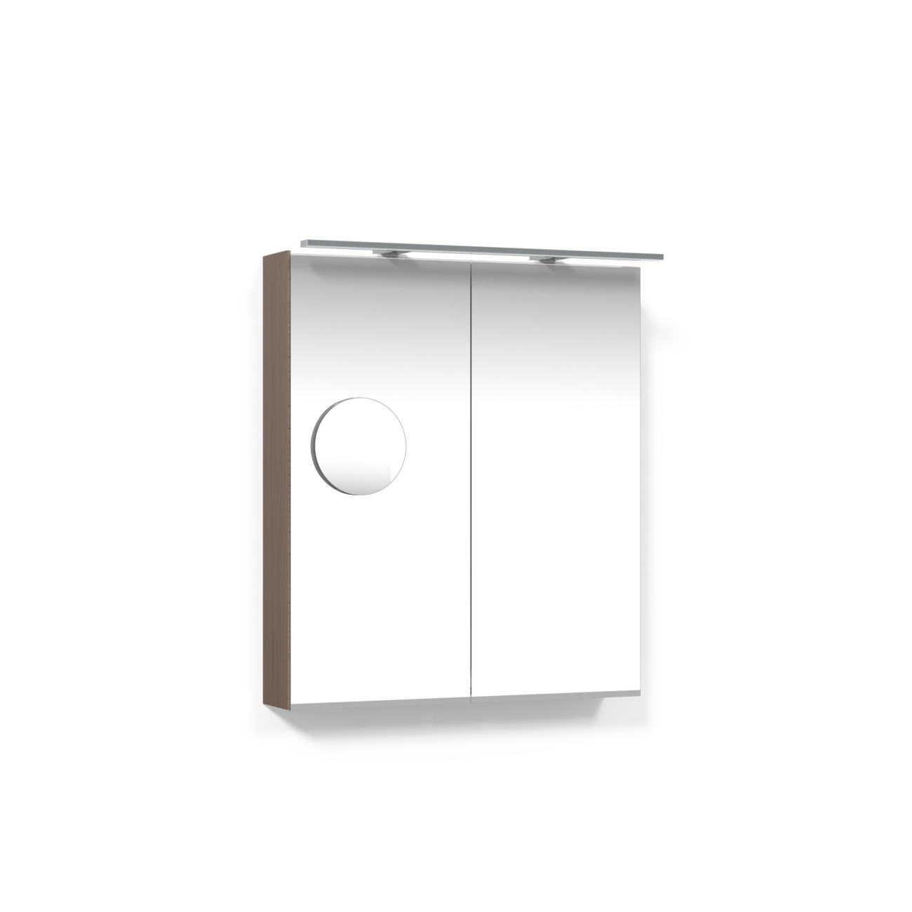 spegelskåp macro design crown med rampbelysning led