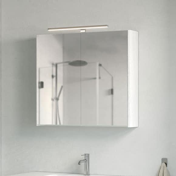 spegelskåp macro design heart med t-belysning led