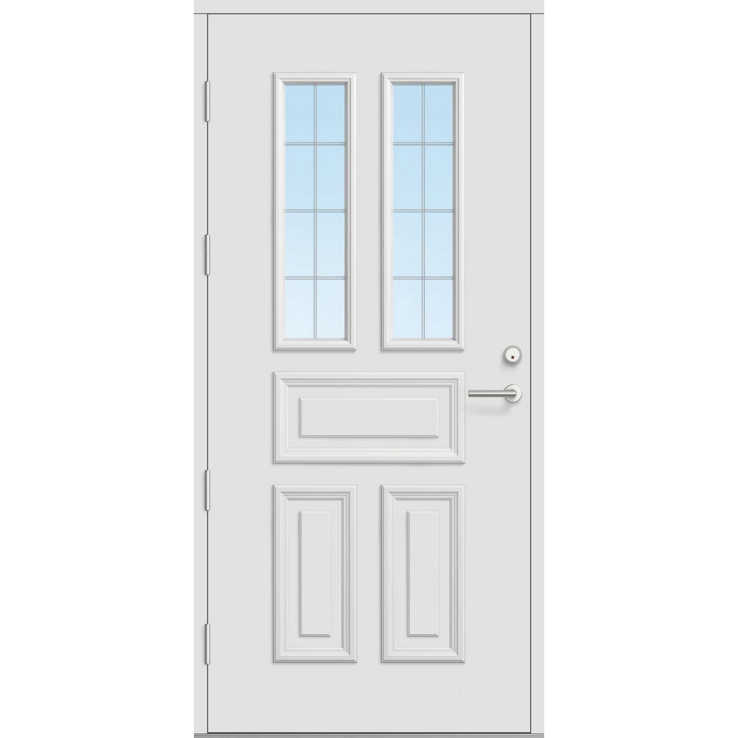 Ytterdør Bygg1 Fjord 04 Slipt Glass