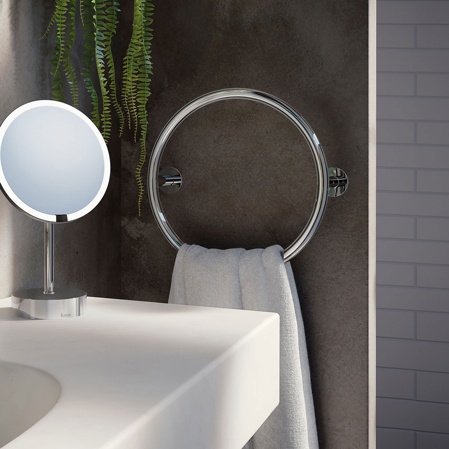 Håndkletørker Smedbo Dry FK718 Sirkel