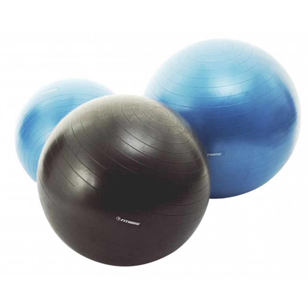 Gymball FitNord Diameter: 65 cm, Farge: Sort