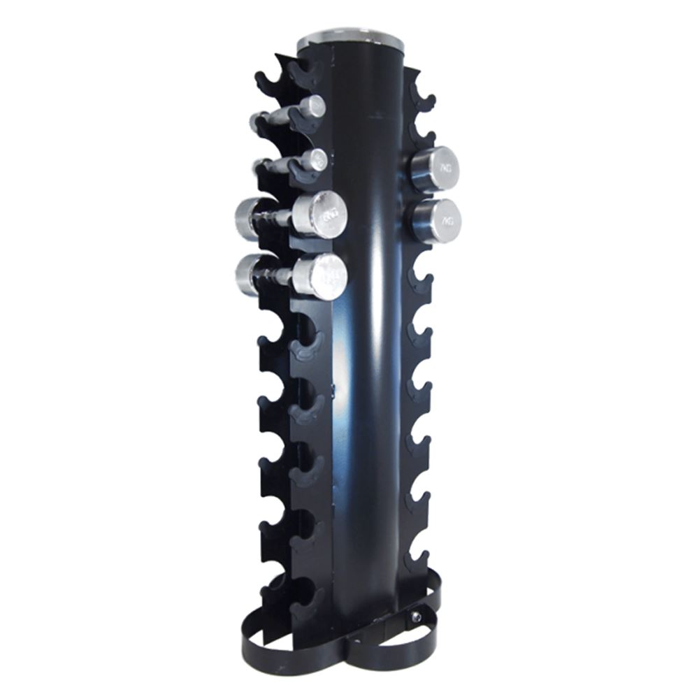 Vekter Fitnord Chromed Dumbbell Set Pro 1-10 Kg med Vektskivestativ