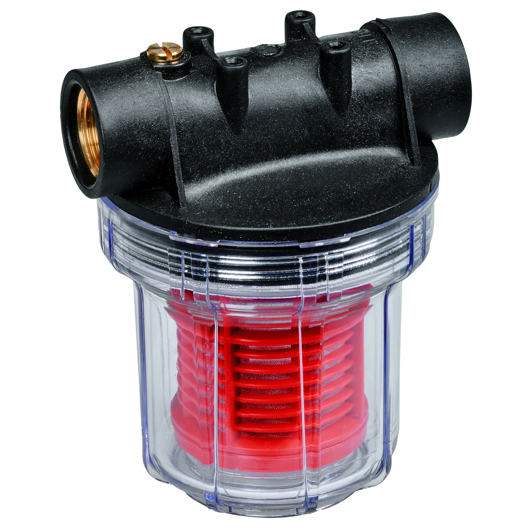 Solid og gjennomsiktig filterhus Einhell med Patron 12 cm