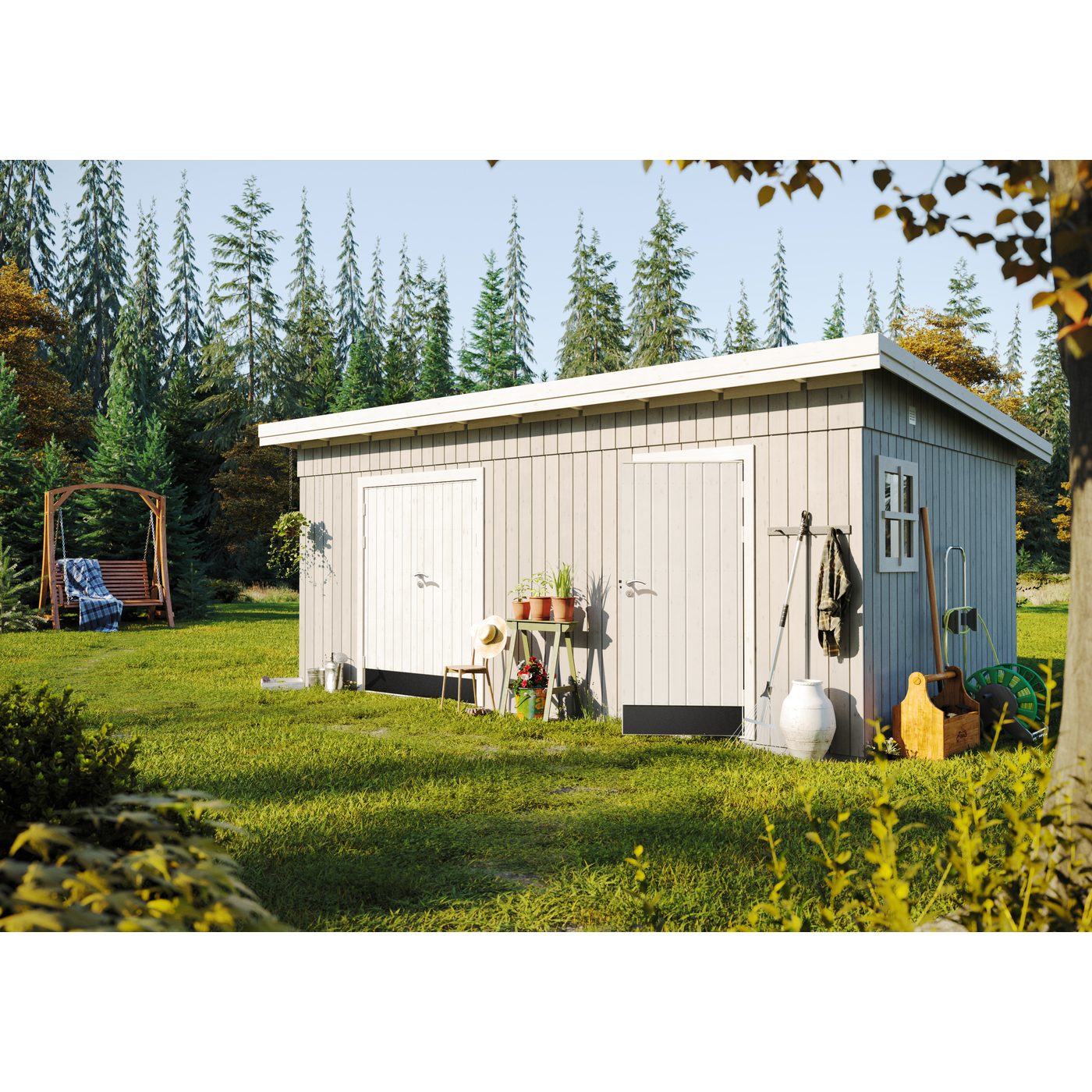 Redskapsbod Palmako Kalle 16,9 m2