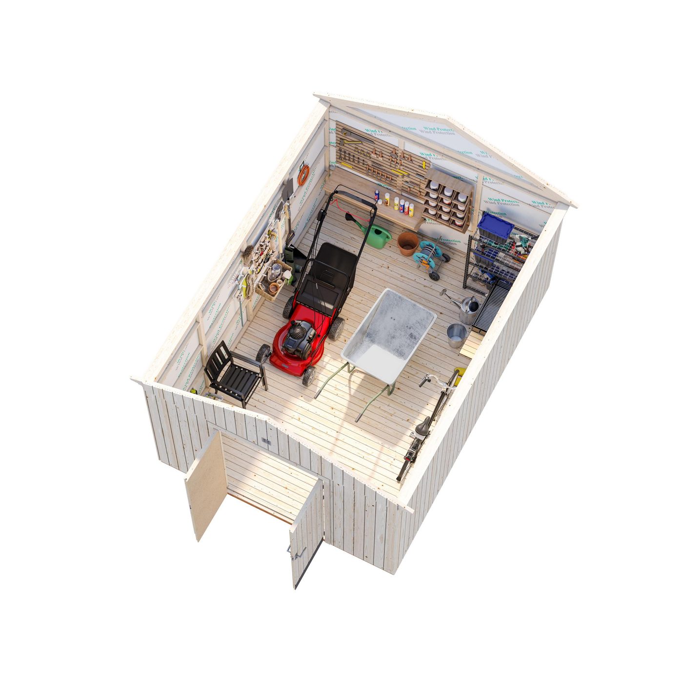 Redskapsbod Palmako Martin 13,6 m2