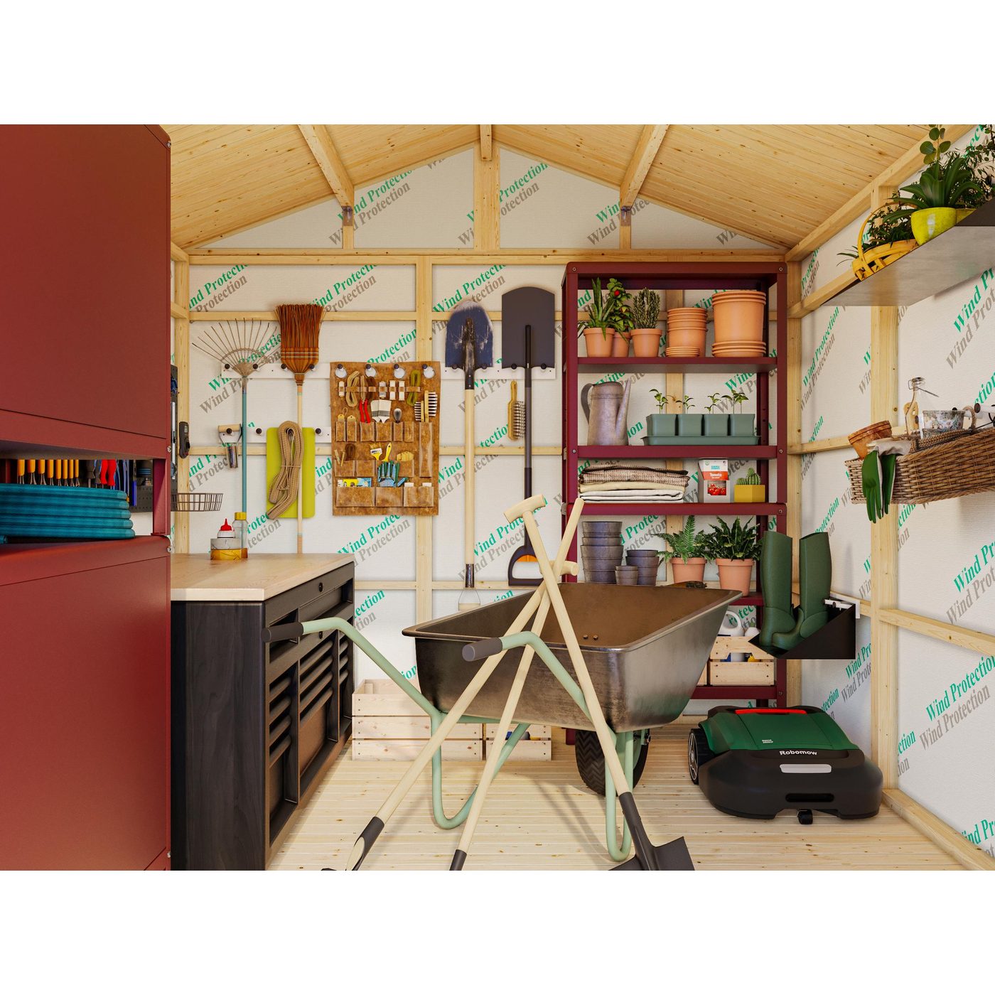 Redskapsbod Palmako Martin 8,4 m2