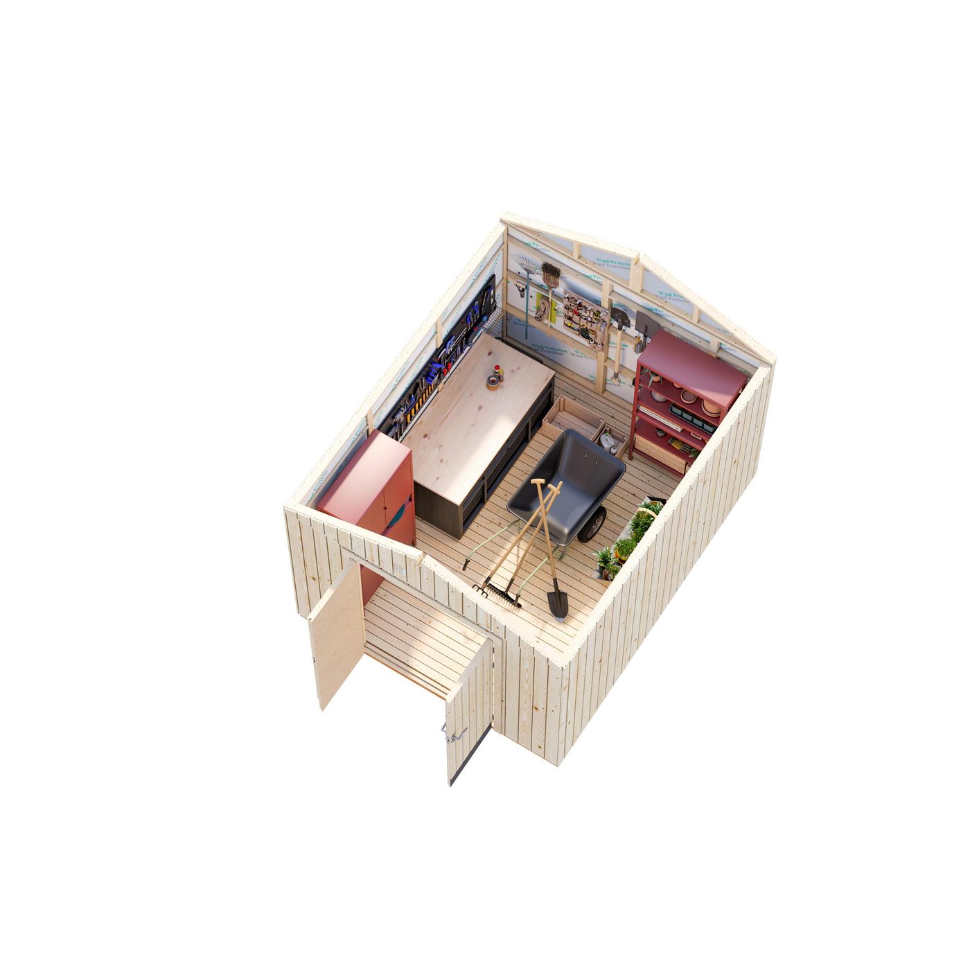 Redskapsbod Palmako Martin 8,4 m2