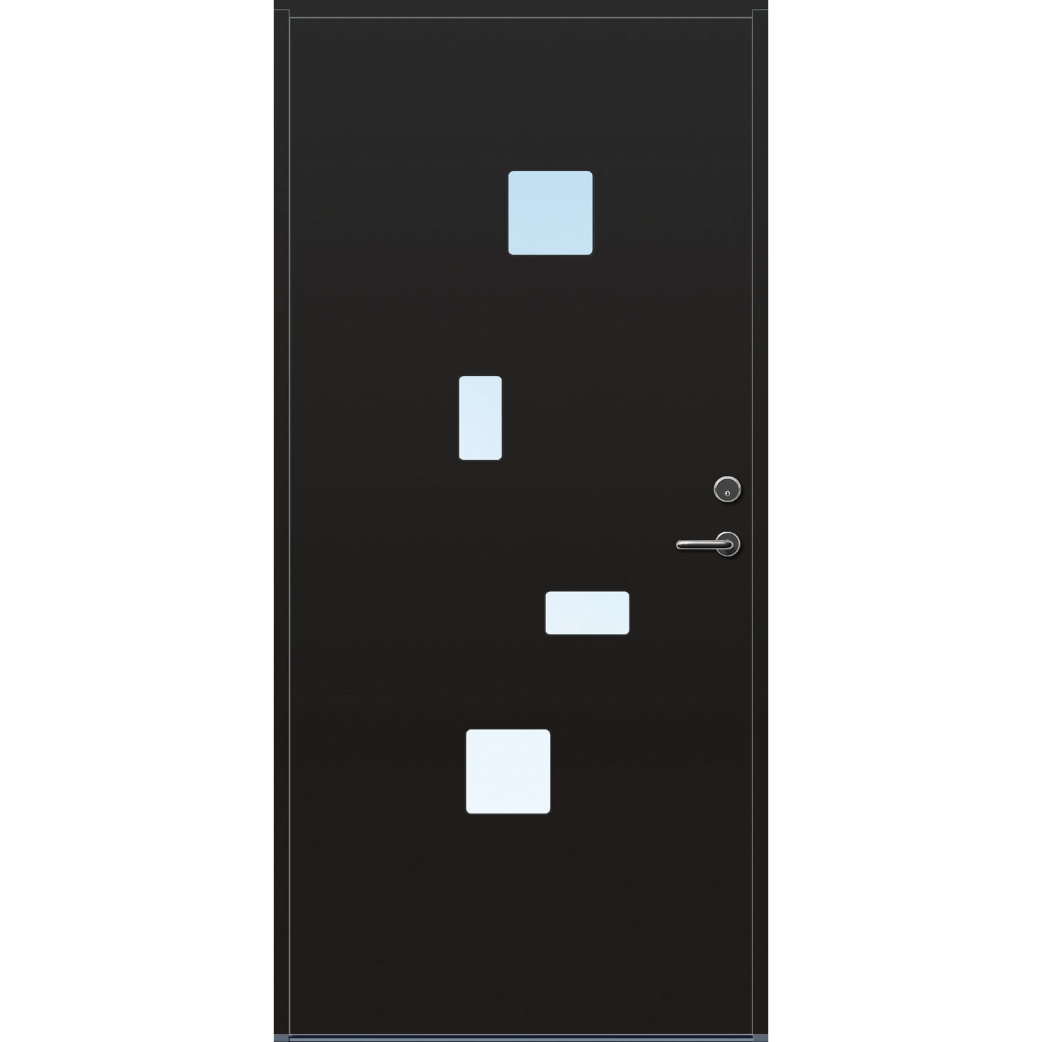 Ytterdør Bygg1 Forus 15 Klarglass