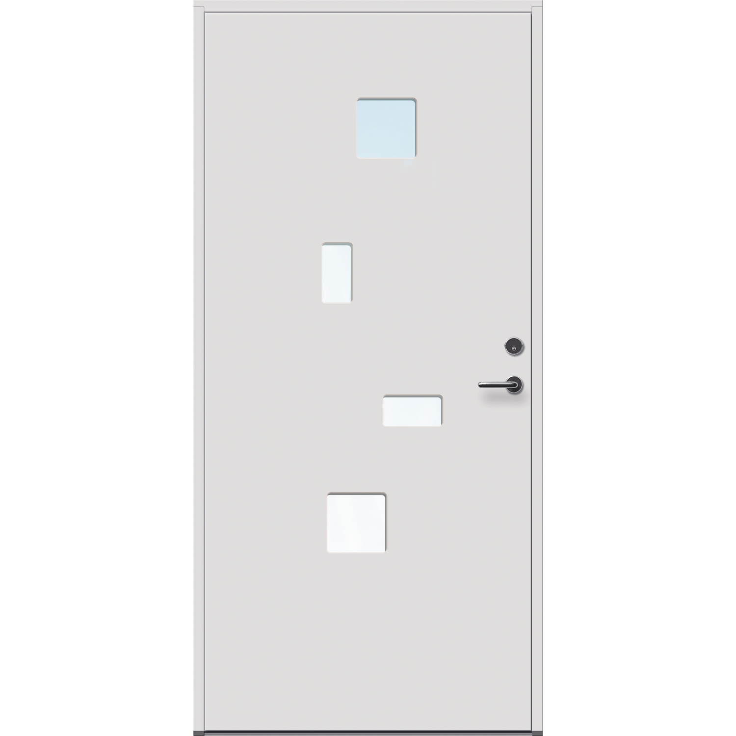 Ytterdør Bygg1 Forus 15 Klarglass