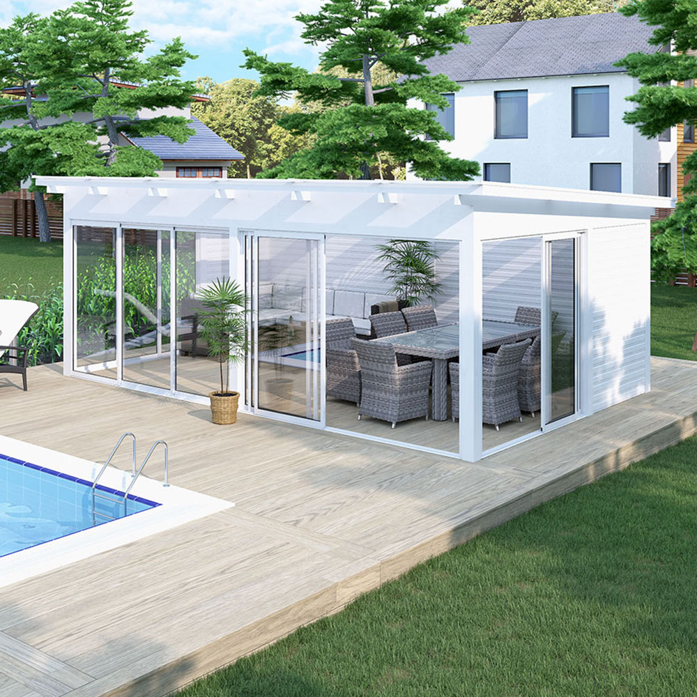 Fristående Halle Uterum 24 m2 Haverdal Mertid Snözon 2,5