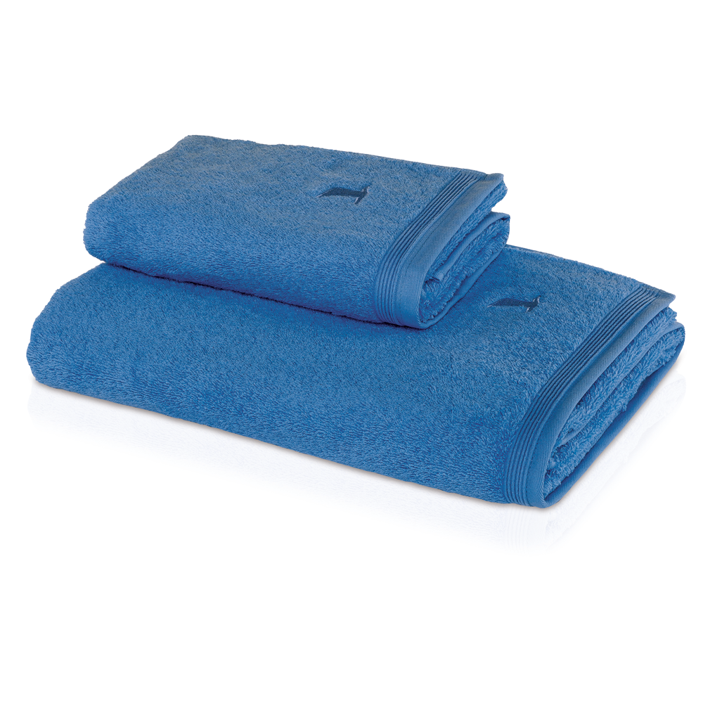 Frottéhandduk Möve Uni 80x150 LxB: 150x80 Cornflower