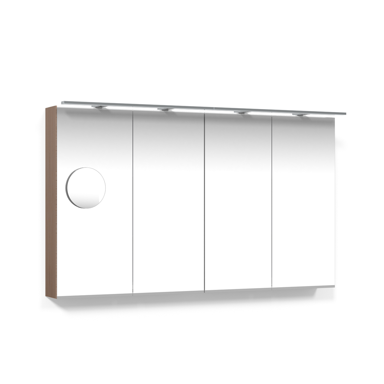 spegelskåp macro design crown med rampbelysning led