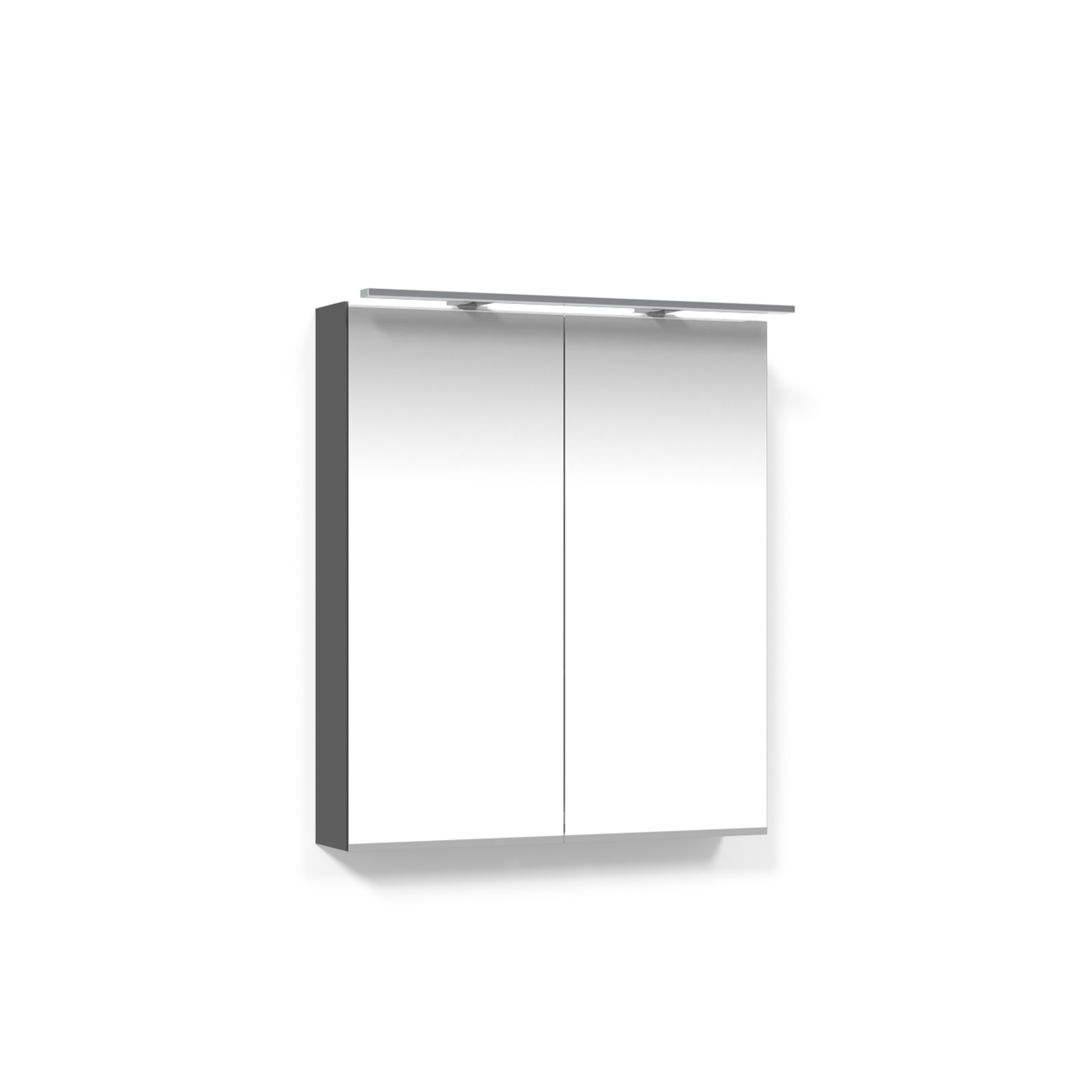 spegelskåp macro design crown med rampbelysning led