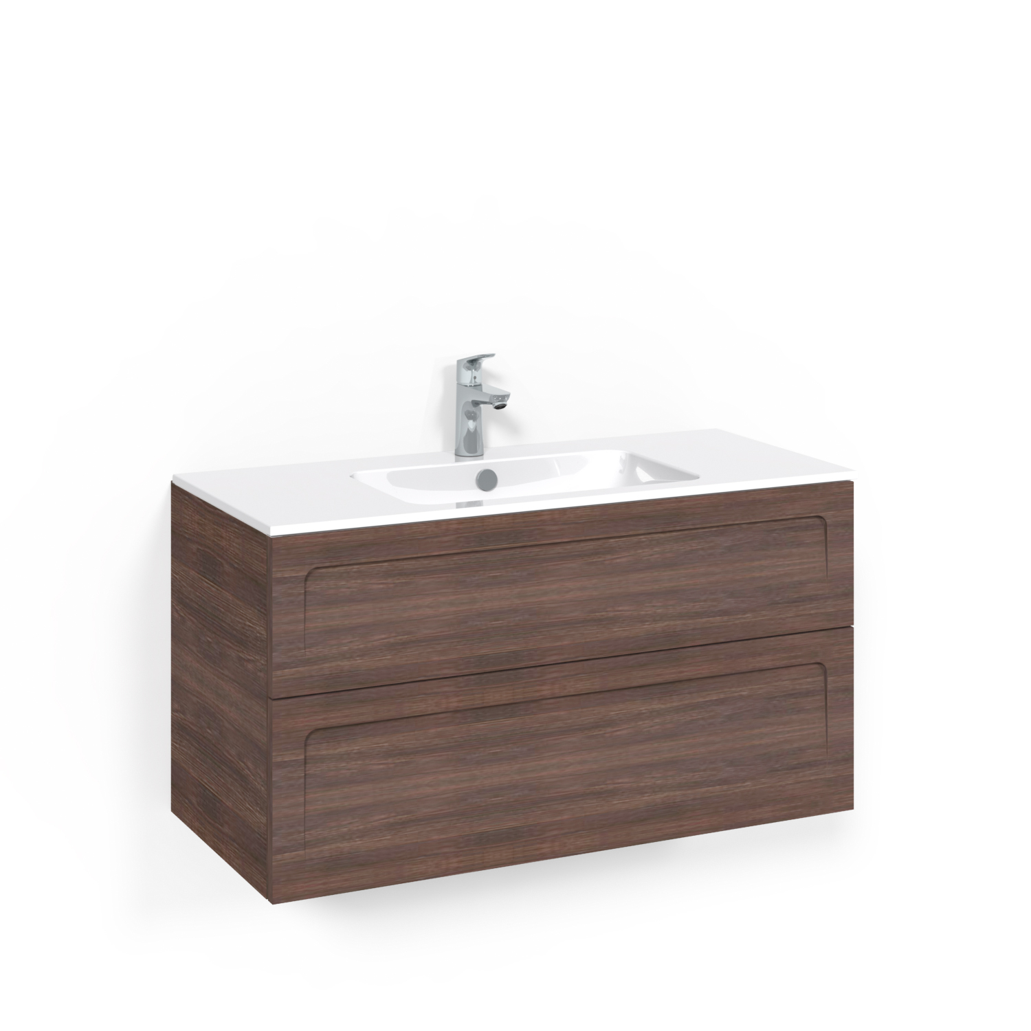 Tvättställsskåp Macro Design Crown Ramlucka Light 14 | badrum - badrumsmobler - tvattstallsskap-och-kommod | KakelKungen