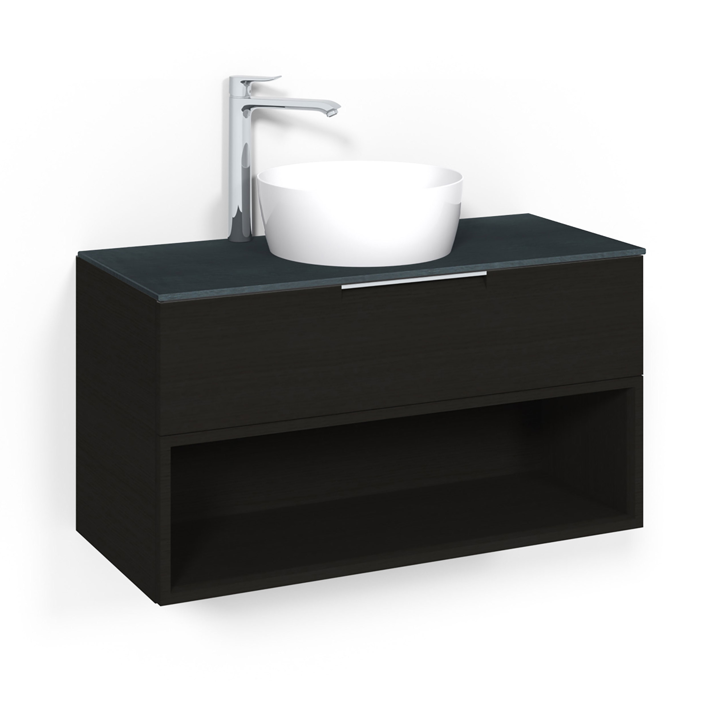 Tvättställsskåp Macro Design Crown Open Box Ovanpåliggande Tvättställ