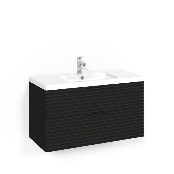 Tvättställskåp Macro Design Crown Stripe utan Tvättställ | badrum - badrumsmobler - tvattstallsskap-och-kommod | KakelKungen