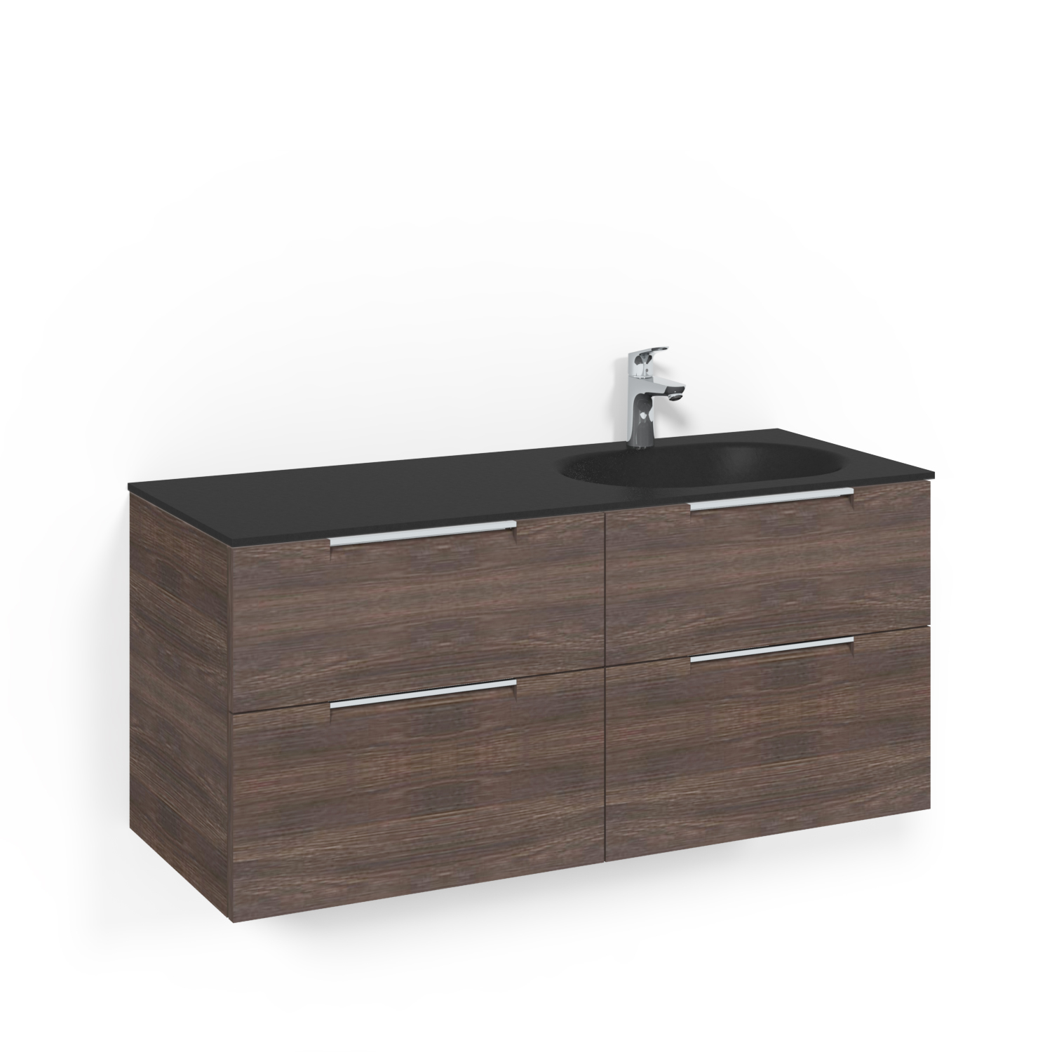 tvättställsskåp macro design crown grip med glastvättställ