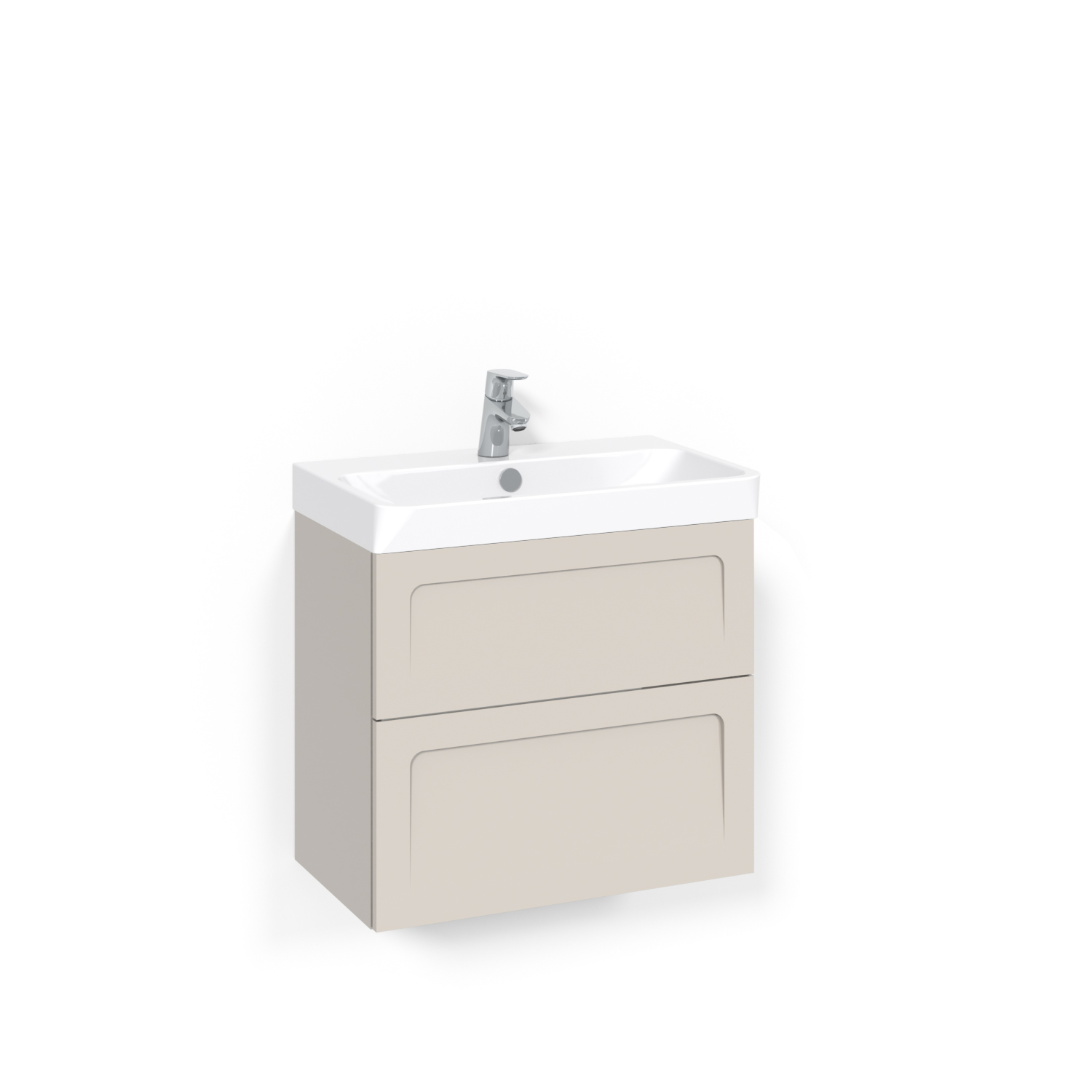 Tvättställsskåp Macro Design Crown Ramlucka Light 70 | badrum - badrumsmobler - tvattstallsskap-och-kommod | KakelKungen