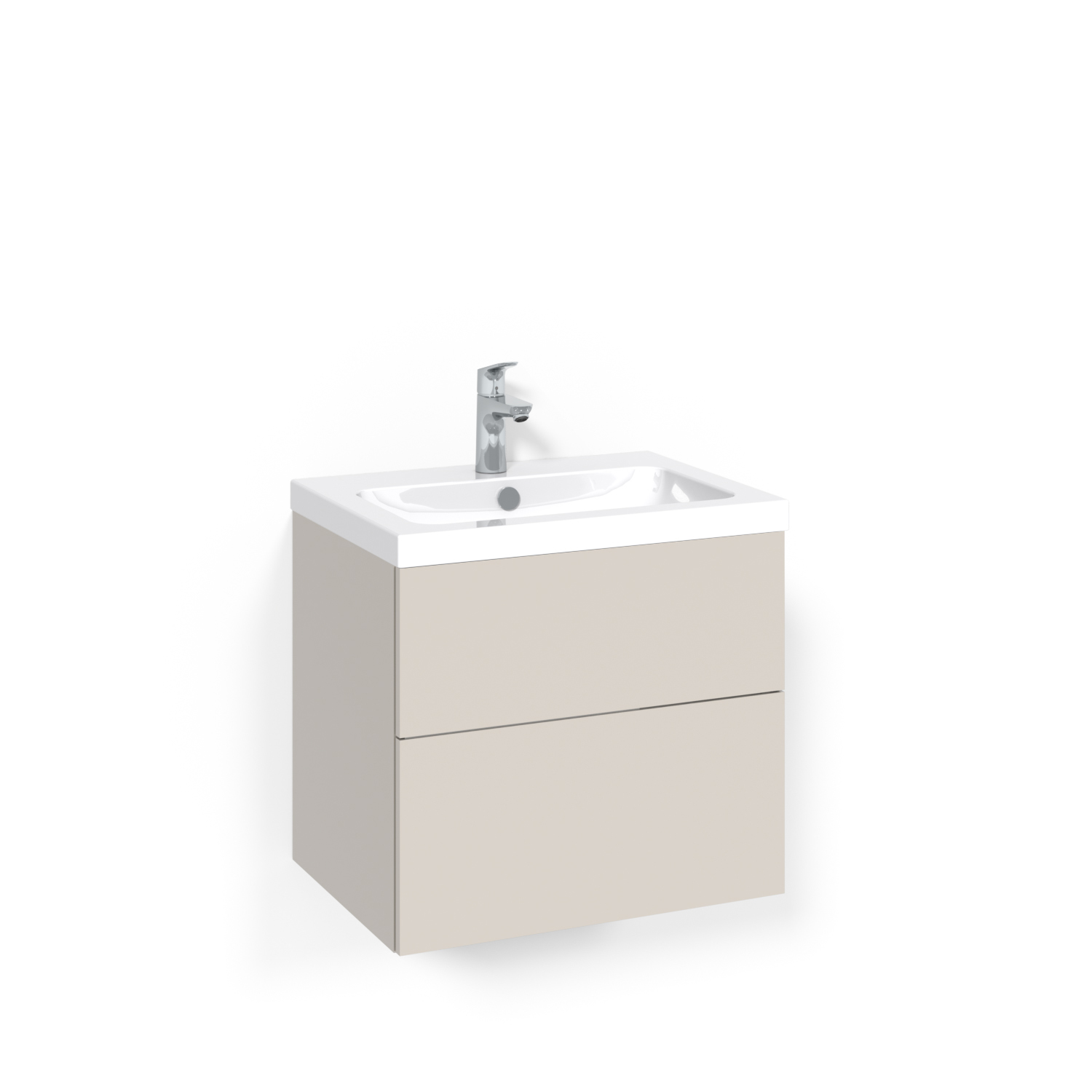 Tvättställsskåp Macro Design Crown Plain Light 45 | badrum - badrumsmobler - tvattstallsskap-och-kommod | KakelKungen