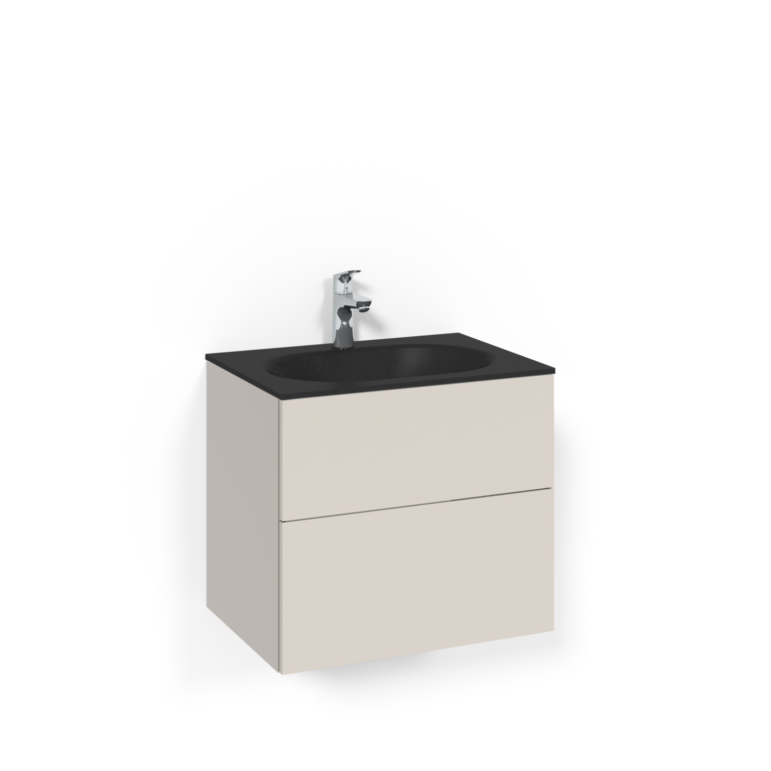 Tvättställsskåp Macro Design Crown Plain Med Glastvättställ | badrum - badrumsmobler - tvattstallsskap-och-kommod | KakelKungen