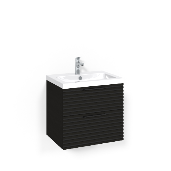 Tvättställskåp Macro Design Crown Stripe utan Tvättställ | badrum - badrumsmobler - tvattstallsskap-och-kommod | KakelKungen