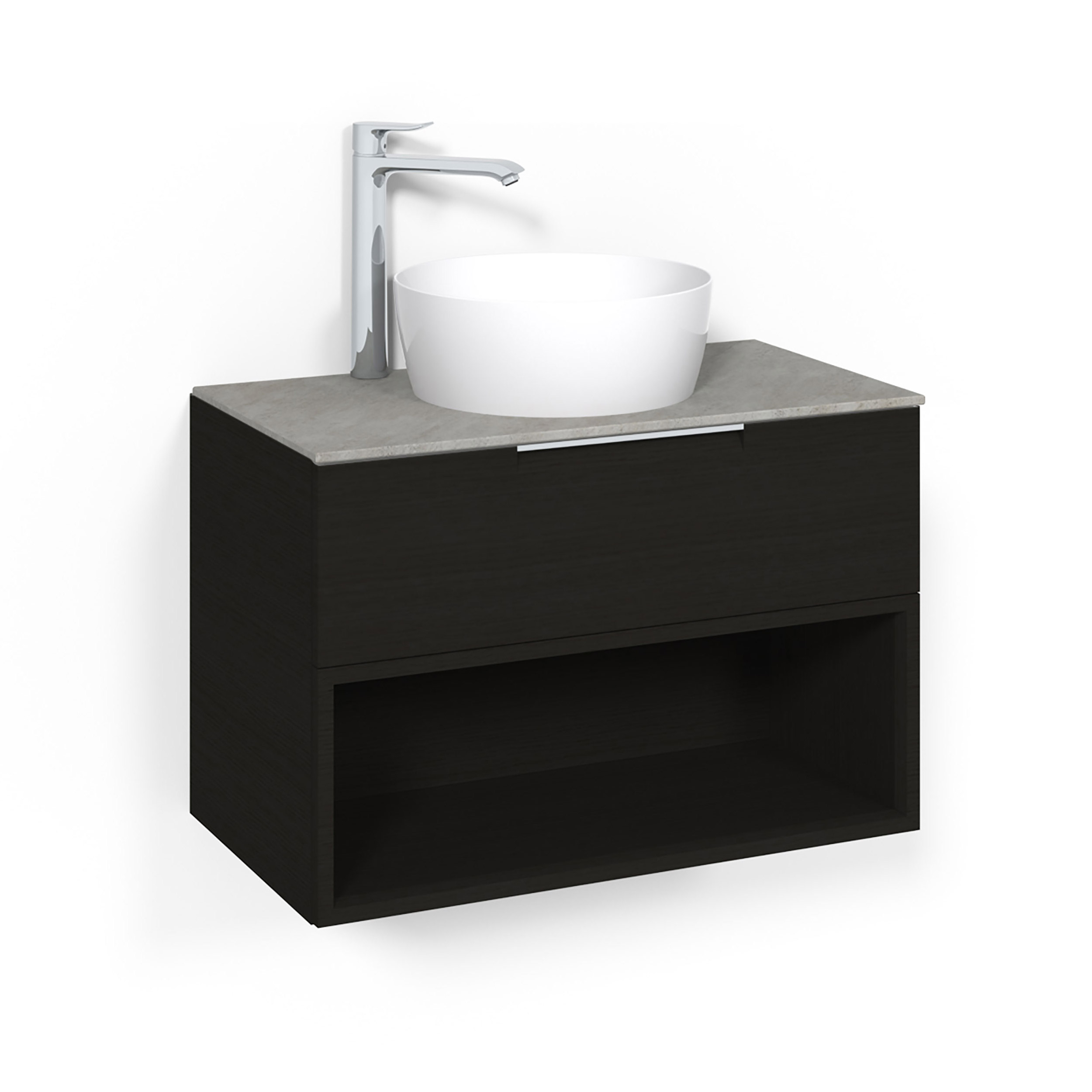 Tvättställsskåp Macro Design Crown Open Box Ovanpåliggande Tvättställ
