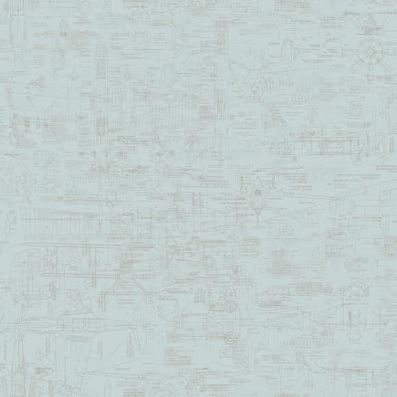 Tapet Galerie Wallcoverings Blueprint G56207