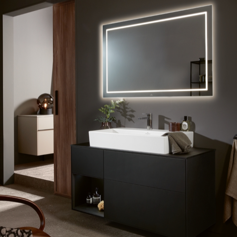 Badrumsspegel Villeroy & Boch Finion med Belysning
