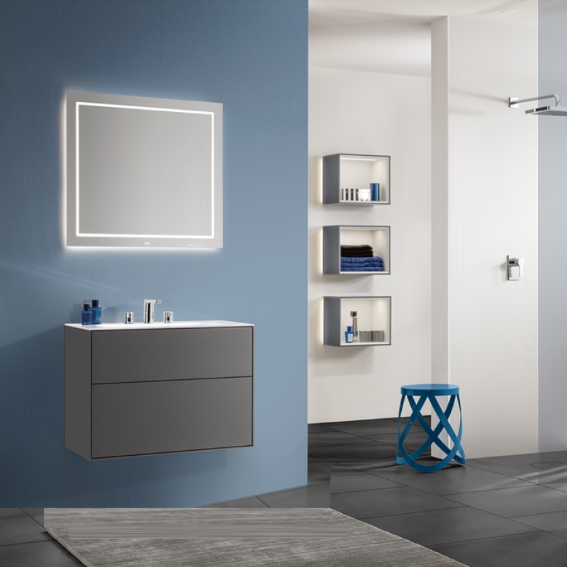 Badrumsspegel Villeroy & Boch Finion med Belysning