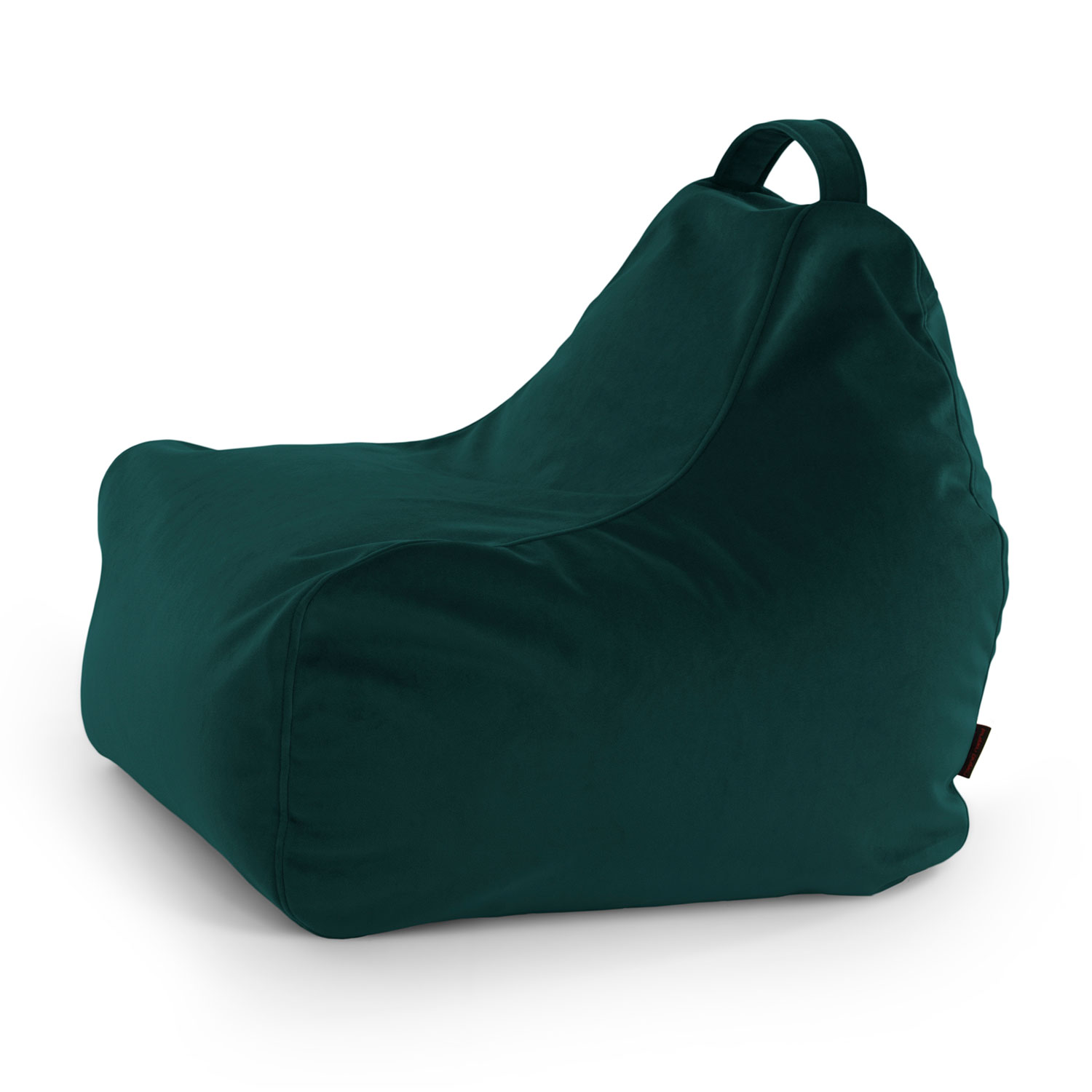 Sittsäck Pusku Pusku Game Barcelona Sammet Oeko-Tex Mörkturkos