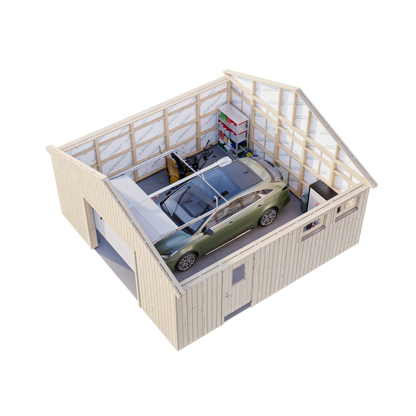 Garasje Palmako Andre 28,5 m2 m/Leddport