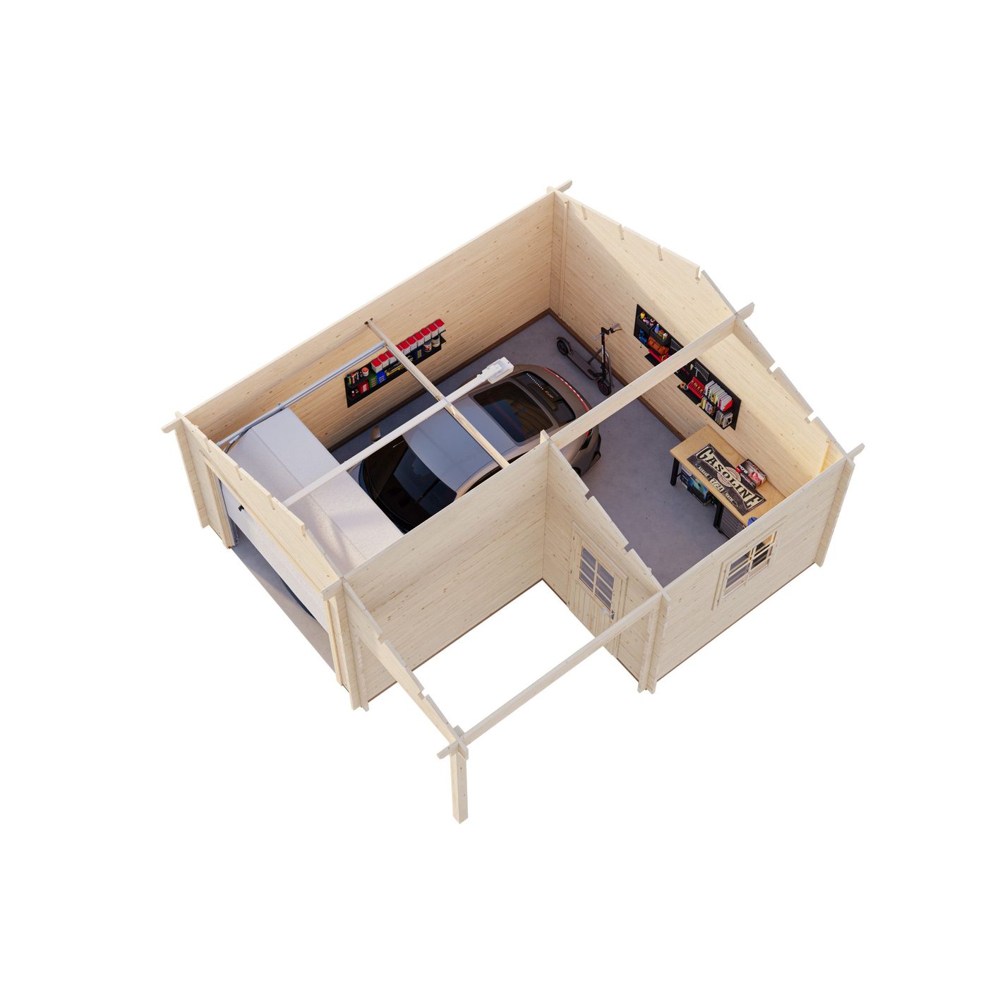 Garasjebod Palmako Roger 28,1 m2 med Leddport