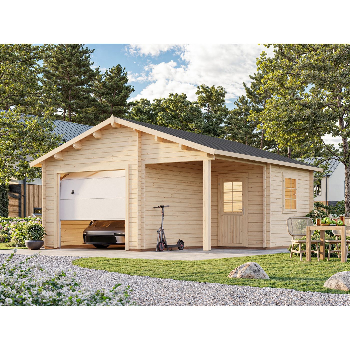 Garasjebod Palmako Roger 28,1 m2 med Leddport