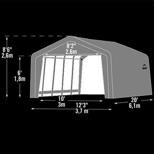 Garasjetelt gop 23 m2