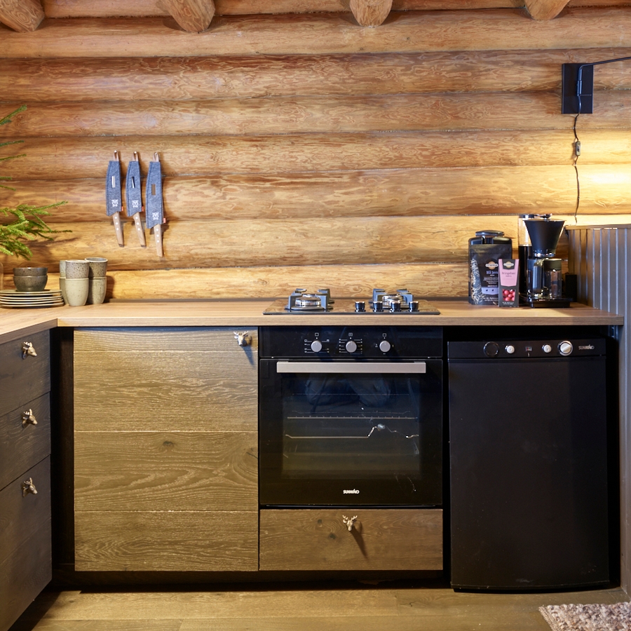 Innbyggingsovn Sunwind Chef Gass Sort