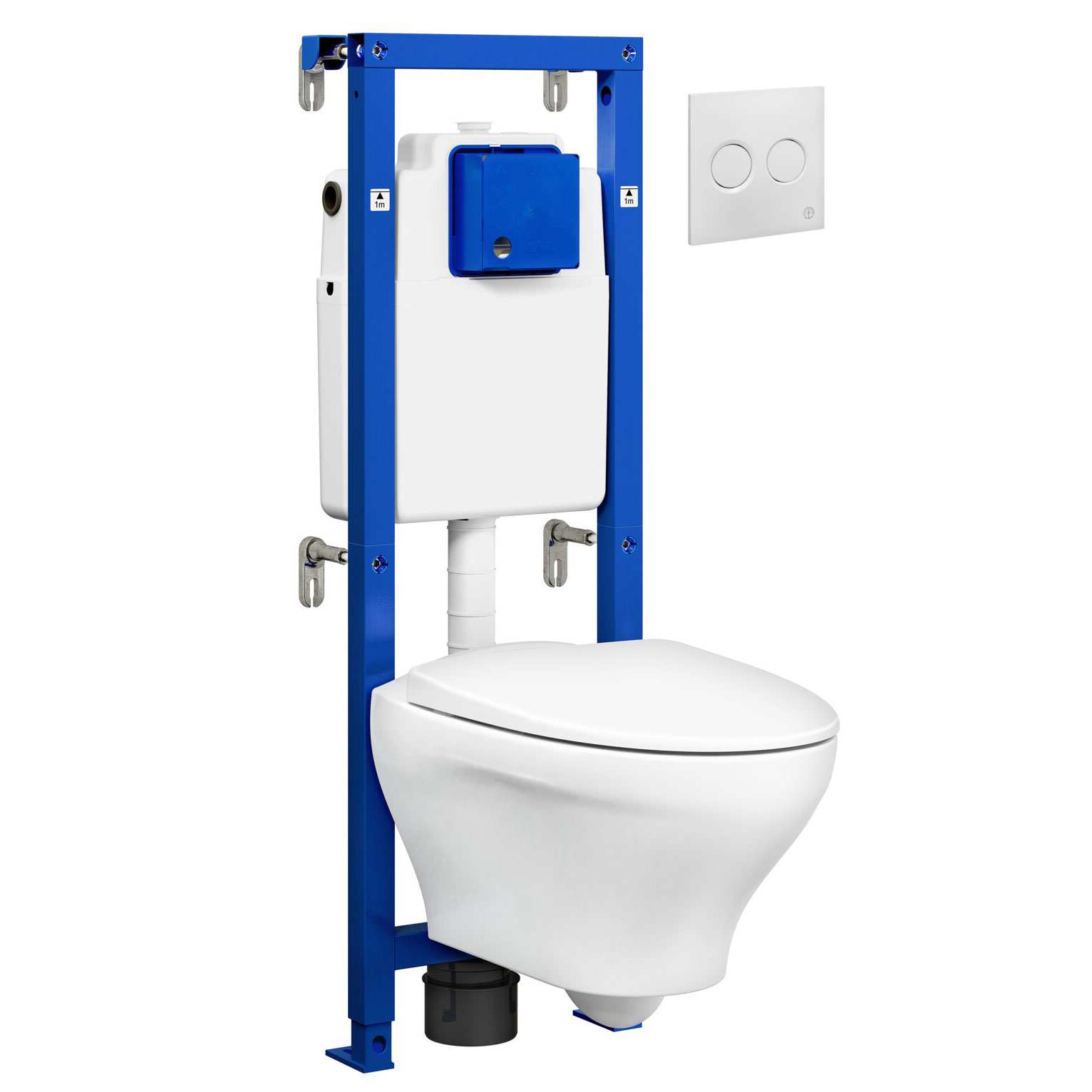 Gustavsberg Vägghängd Toalettstol Estetic All In One Komplett Esetetic Komple GB1921102201