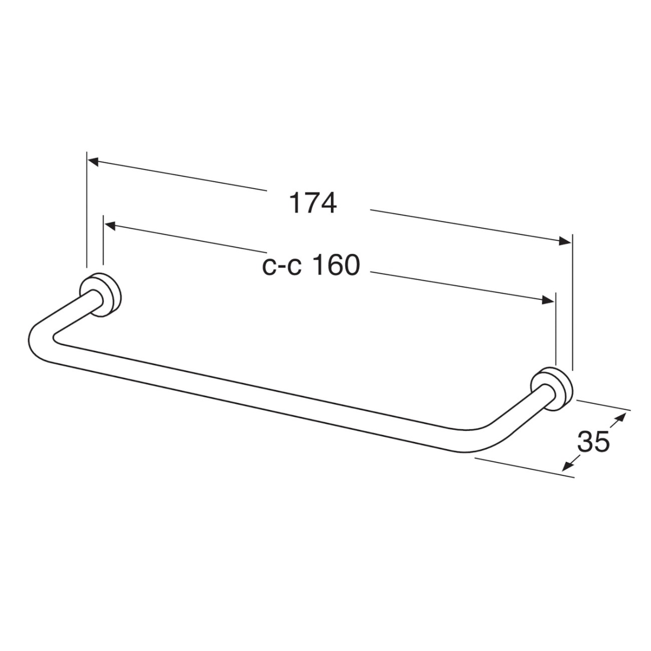 Handtag Gustavsberg H8