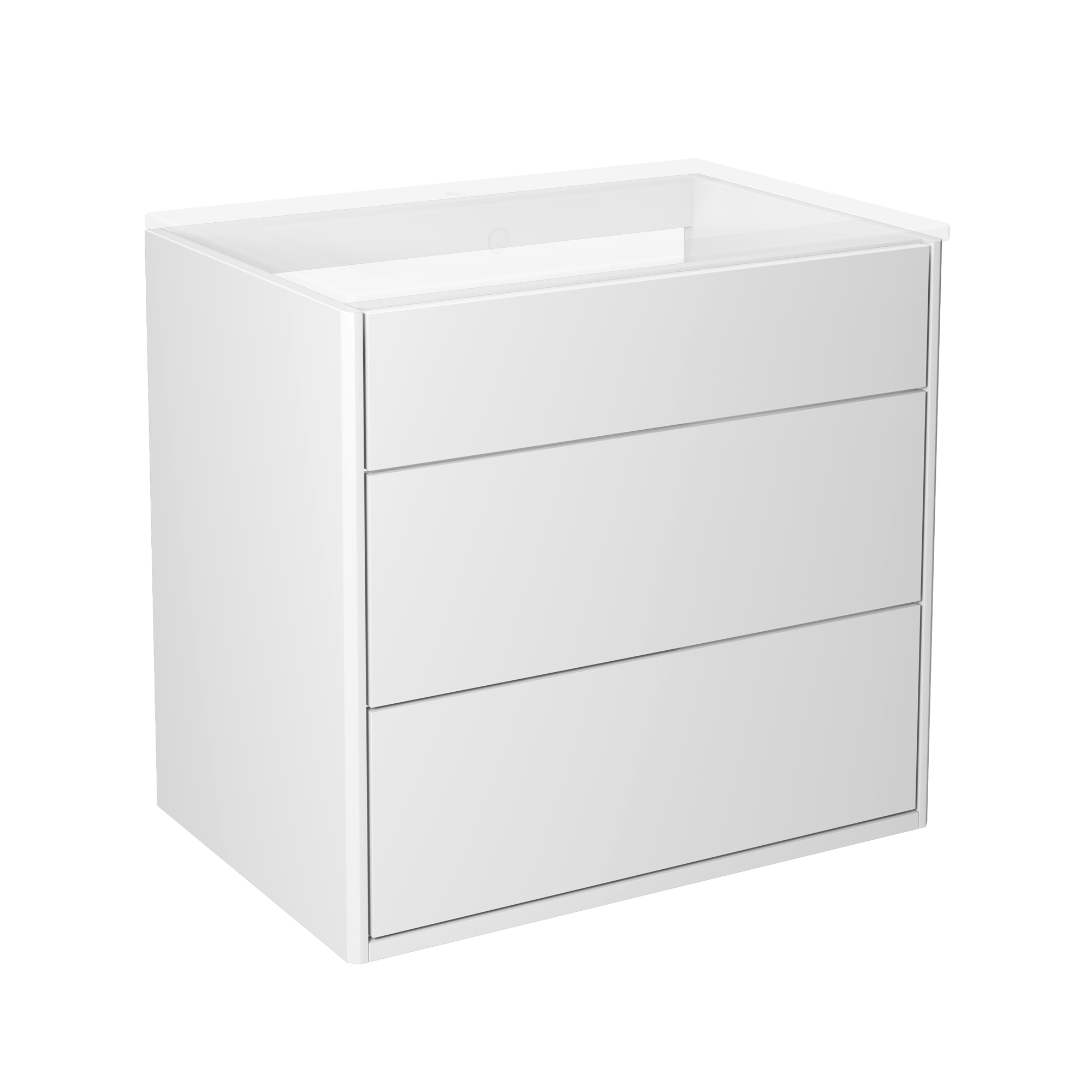 Tvättställsskåp Gustavsberg Graphic Elegans 60 cm - Fukttrög MDF för Badrum