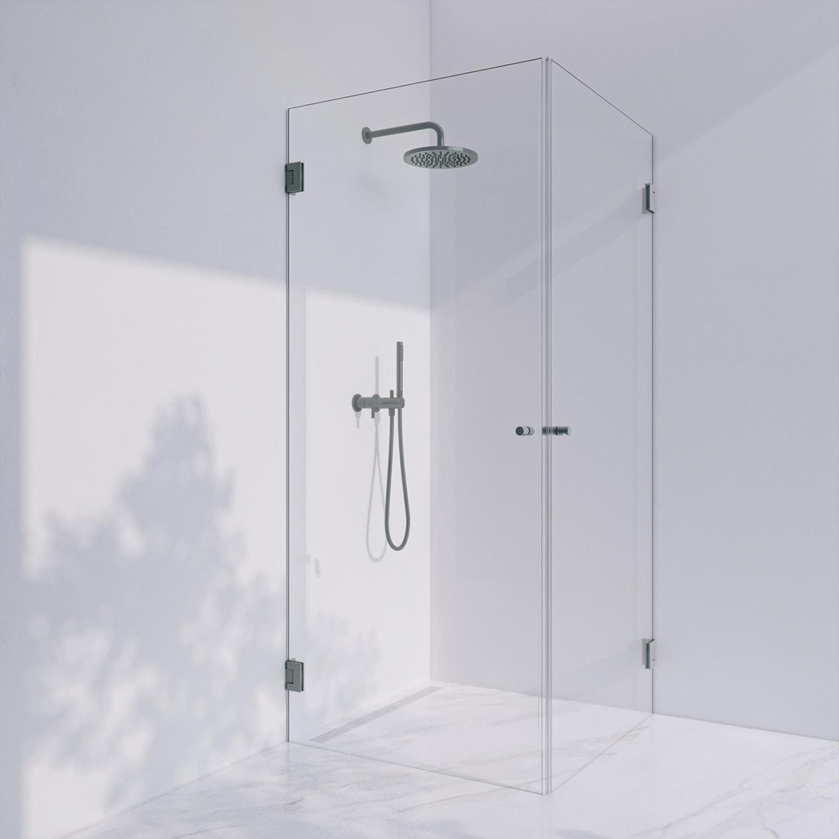 Duschhörn Invitrea Flair GH22 med Glasrengöring | badrum - duschar - duschhorn | KakelKungen