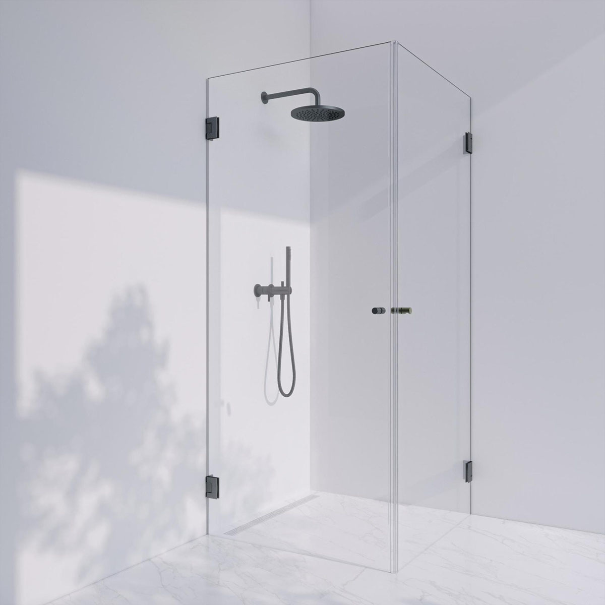 Duschhörn Invitrea Flair GH22 med Glasrengöring | badrum - duschar - duschhorn | KakelKungen