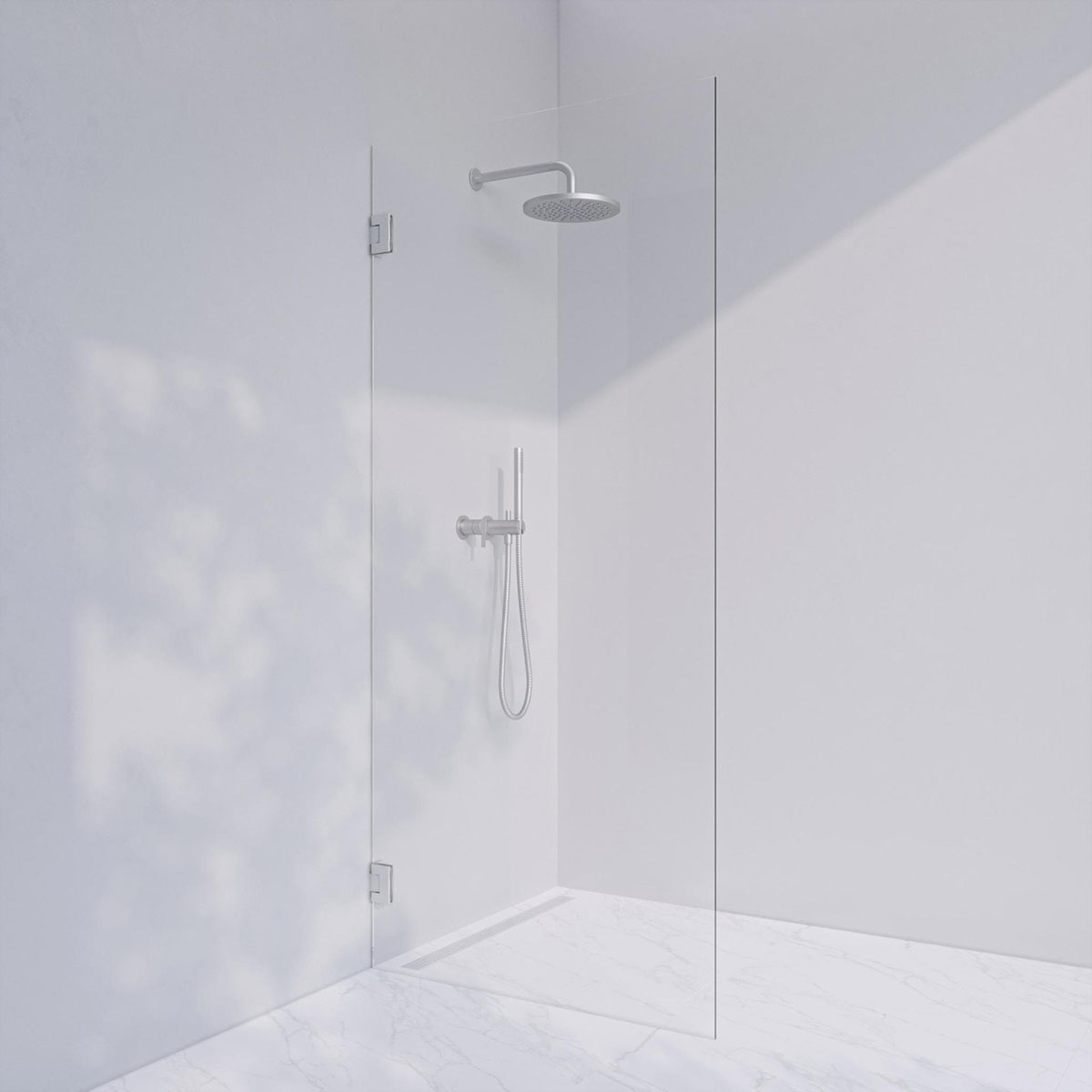 Duschvägg Invitrea Flair GH2 med Glasrengöring | badrum - duschar - duschvagg | KakelKungen