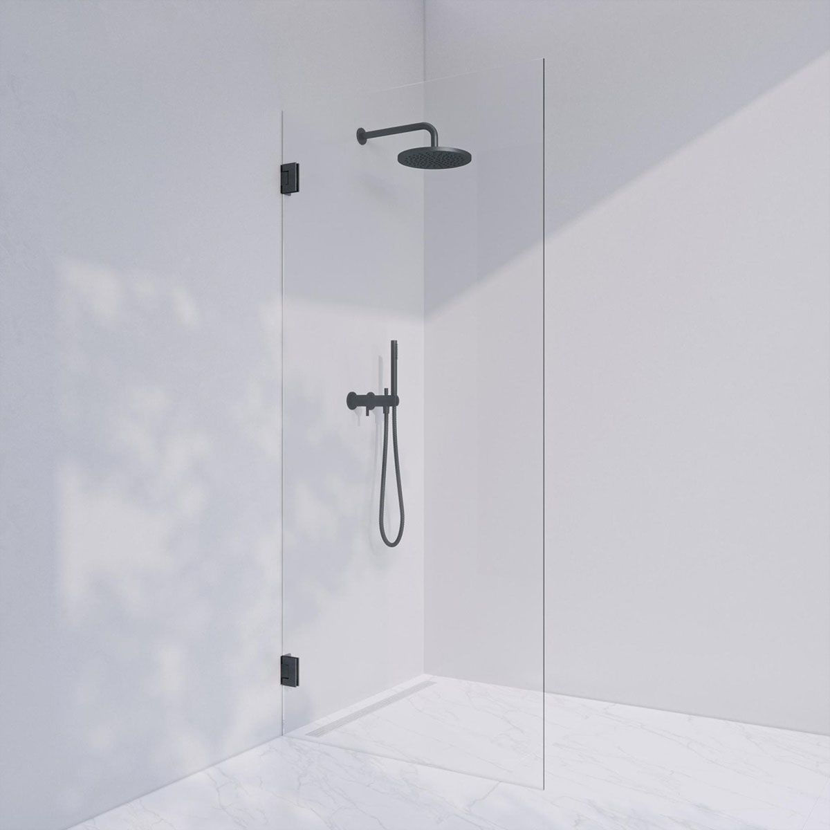 Duschvägg Invitrea Flair GH2 med Glasrengöring | badrum - duschar - duschvagg | KakelKungen