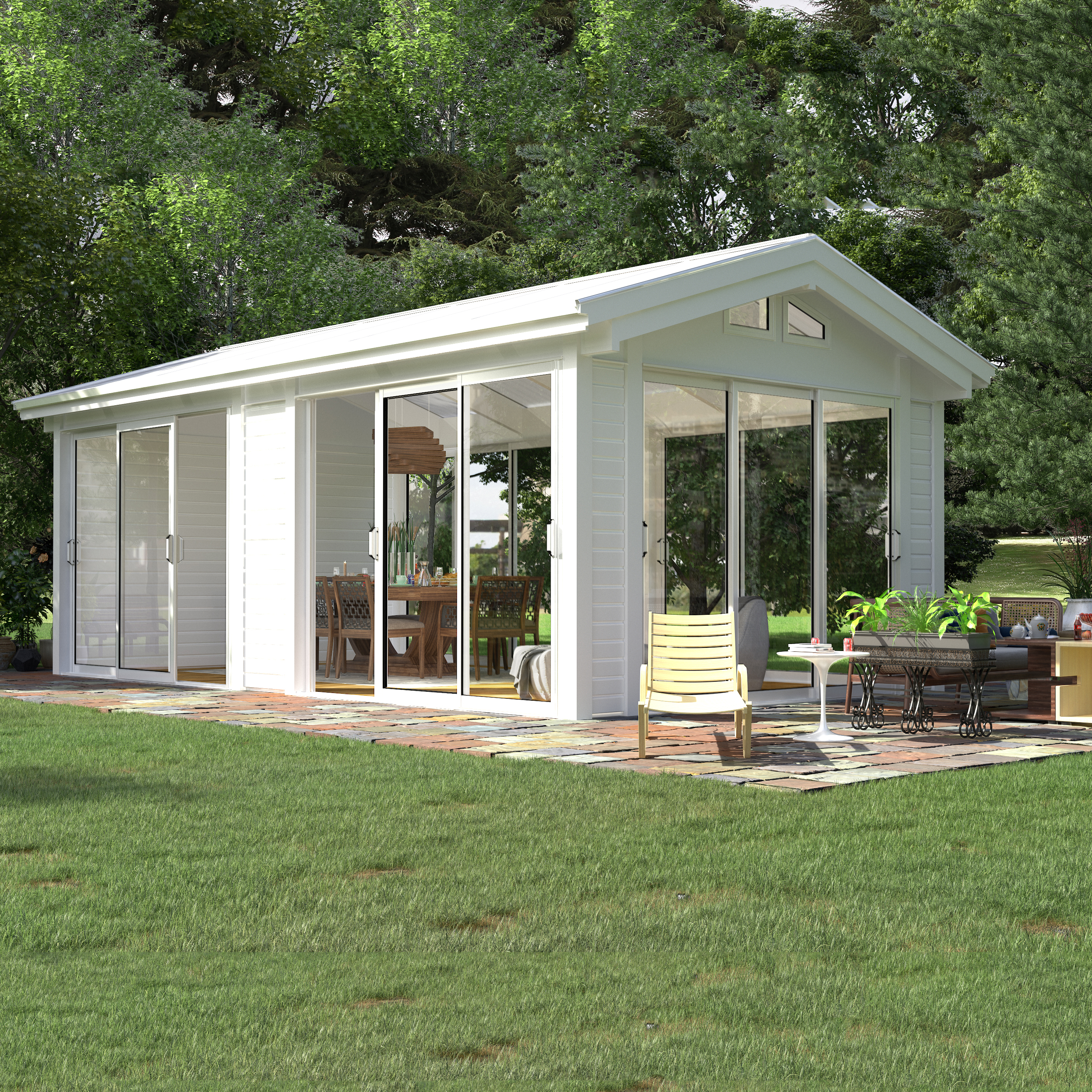 Komplett Fristående Uterum Landskap Glittra Vår & Höst 21,8 kvm